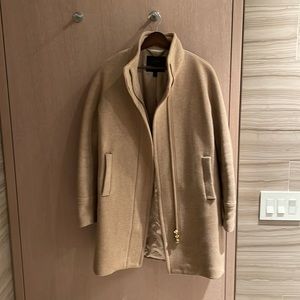 J Crew Cocoon Coat in Camel size 4 tall